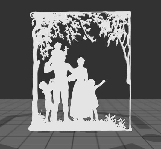 Family Wall Art 3D print model_4