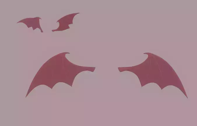 Dragon Wings 3D model