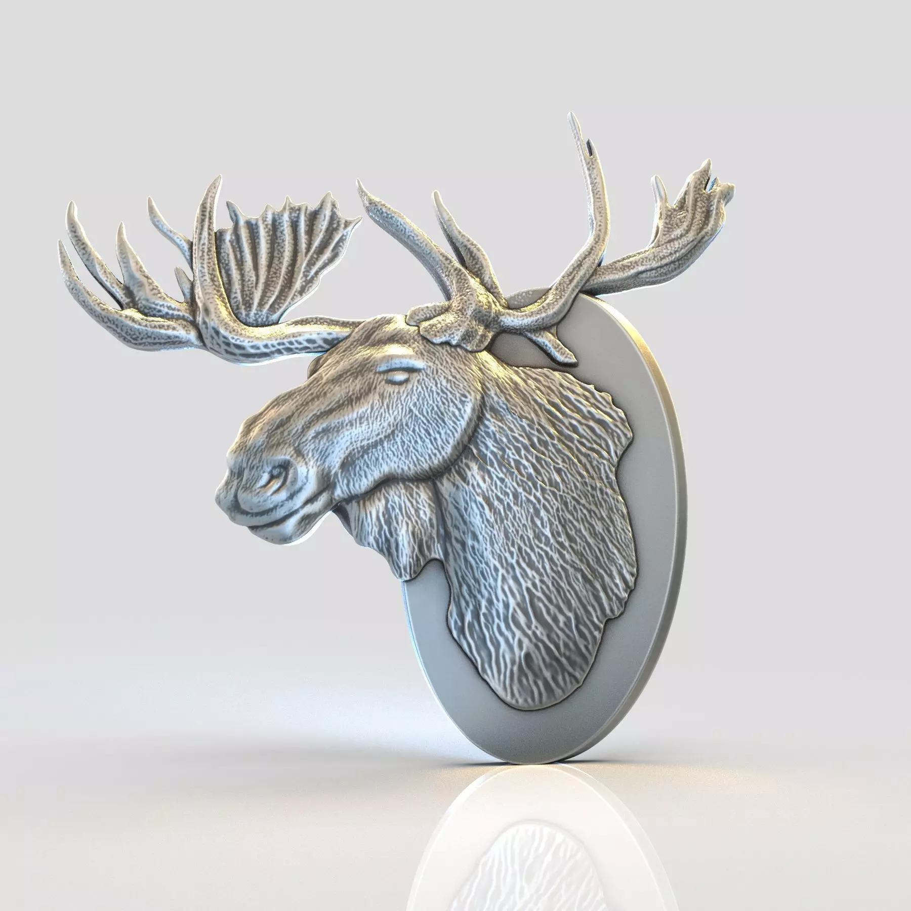 Moose Head 3D print model