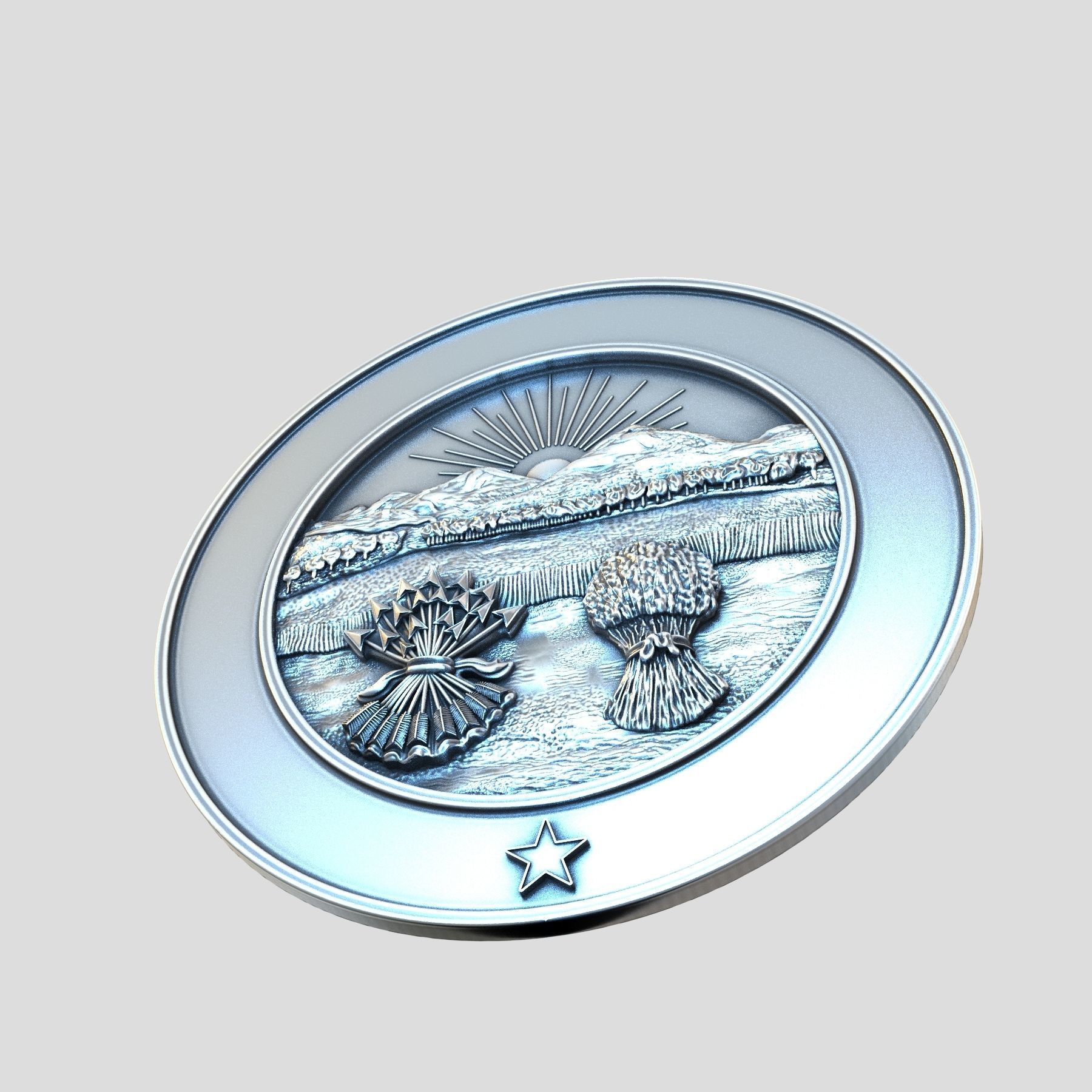 Ohio Seal 3D print model_1