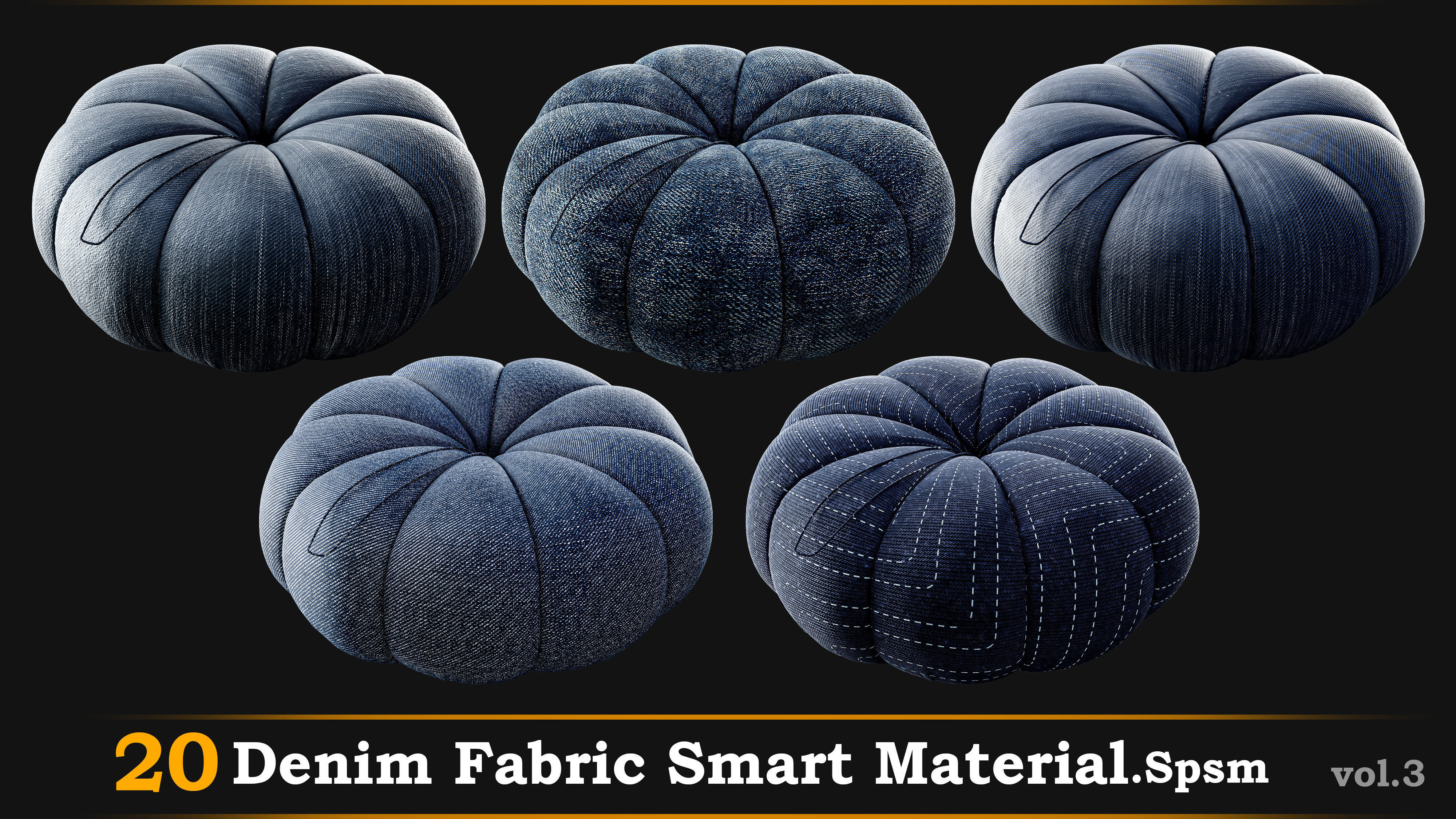 20 Denim Fabric Material-Spsm Vol-03 Texture_5