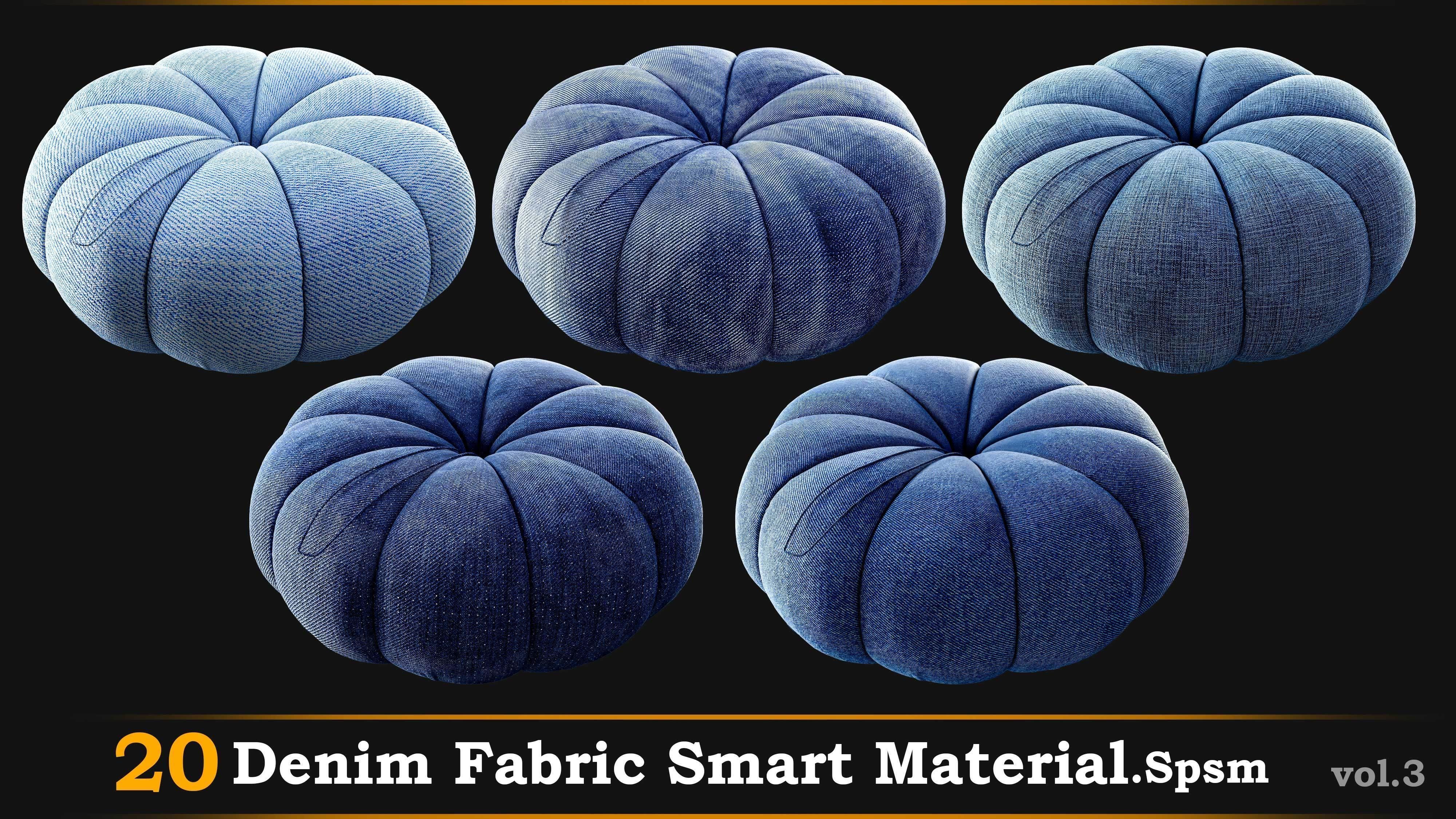 20 Denim Fabric Material-Spsm Vol-03 Texture_2