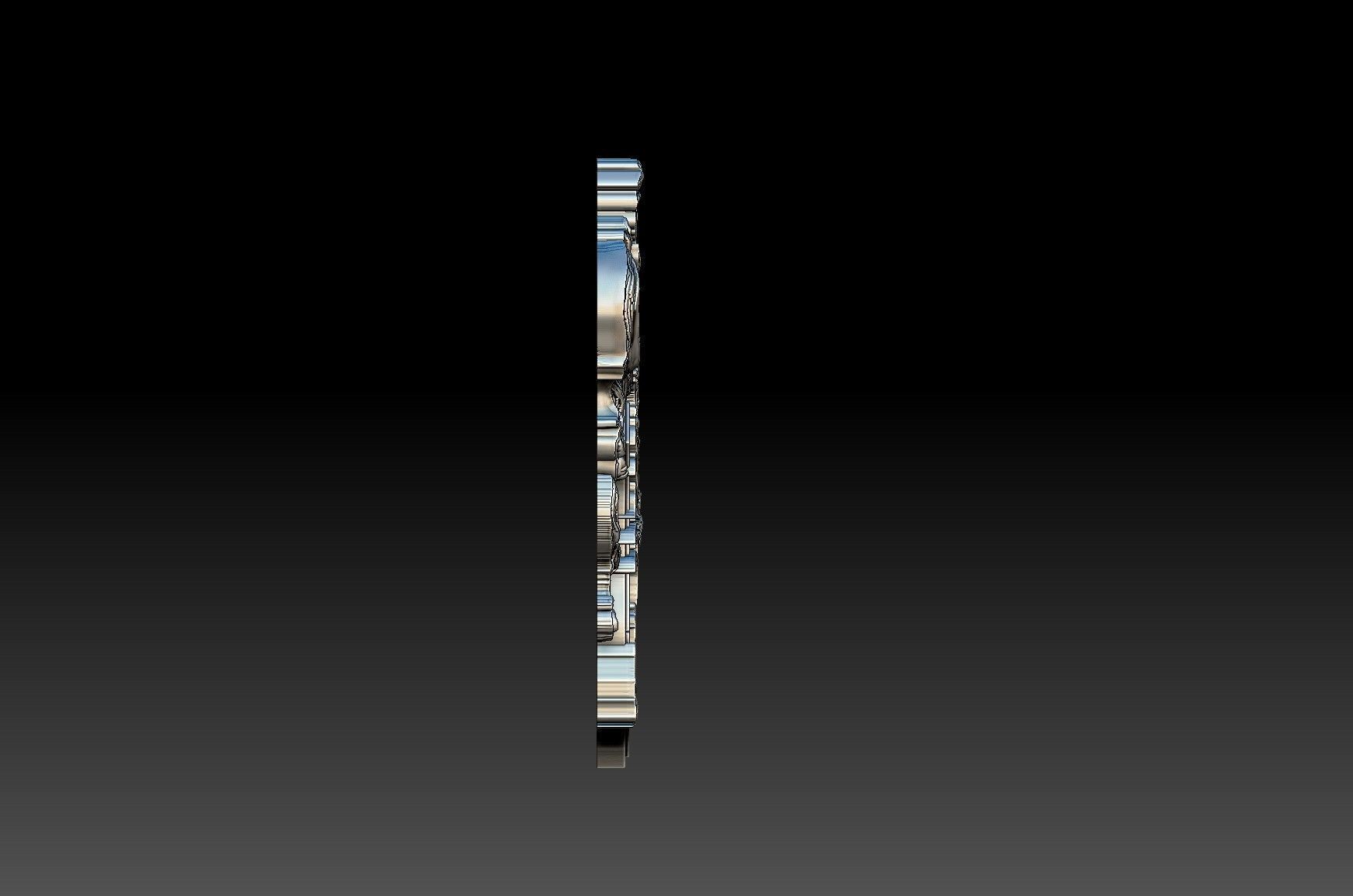 S Coat of Arms 3D print model_6