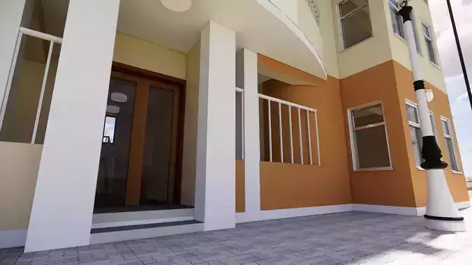 Residential building G plus 4 in Revit