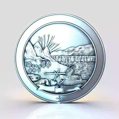 State Seal of Montana 3D print model
