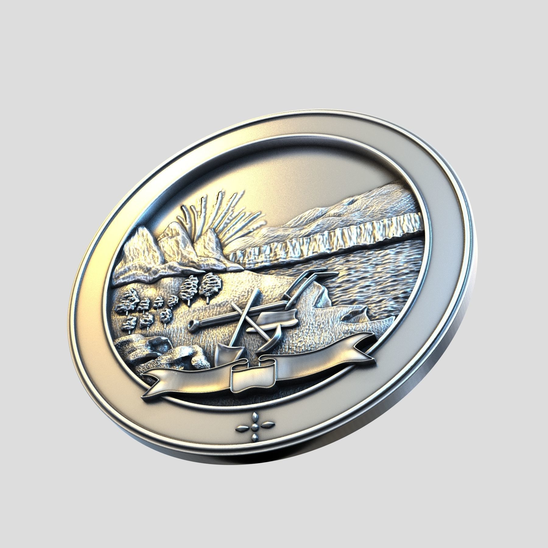 State Seal of Montana 3D model 3D printable | CGTrader
