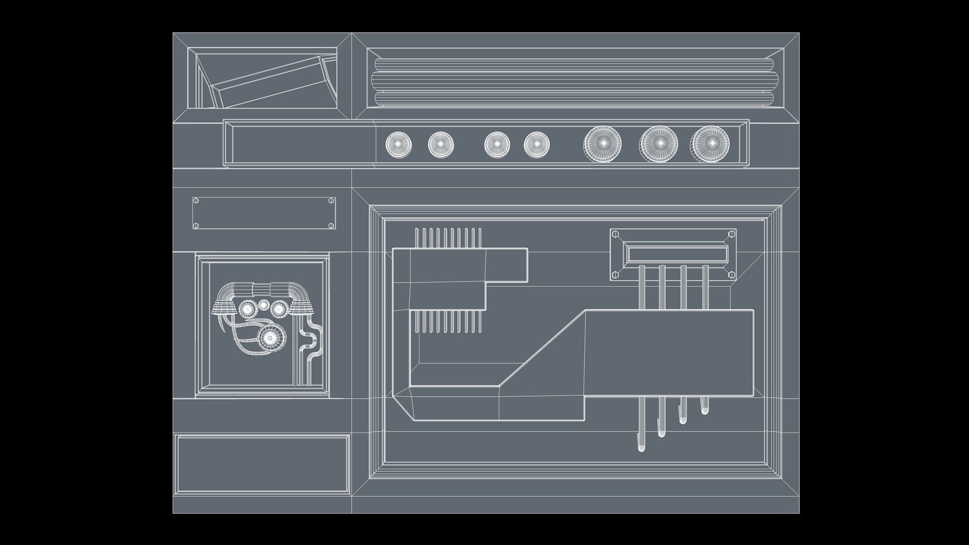 Sci Fi Panels 3D model_6