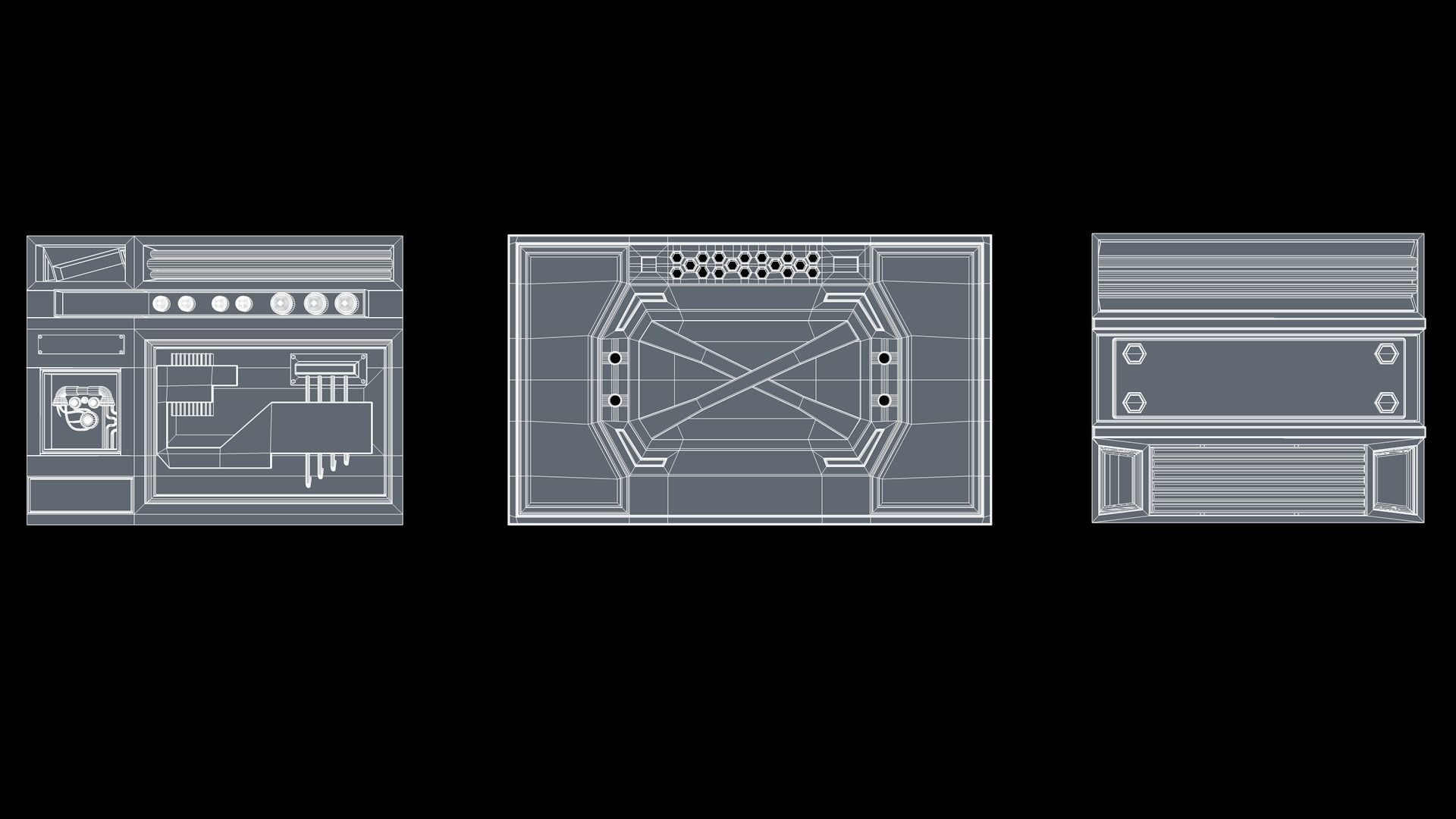 Sci Fi Panels 3D model_8