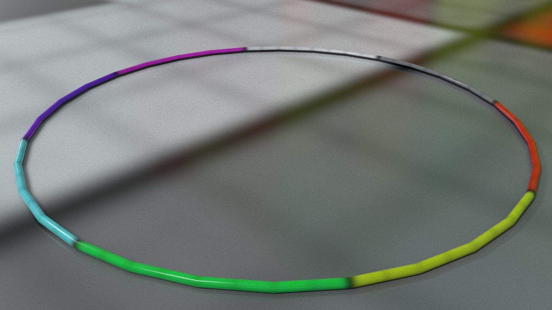laos Hula Hoop  Low-poly 3D model_12