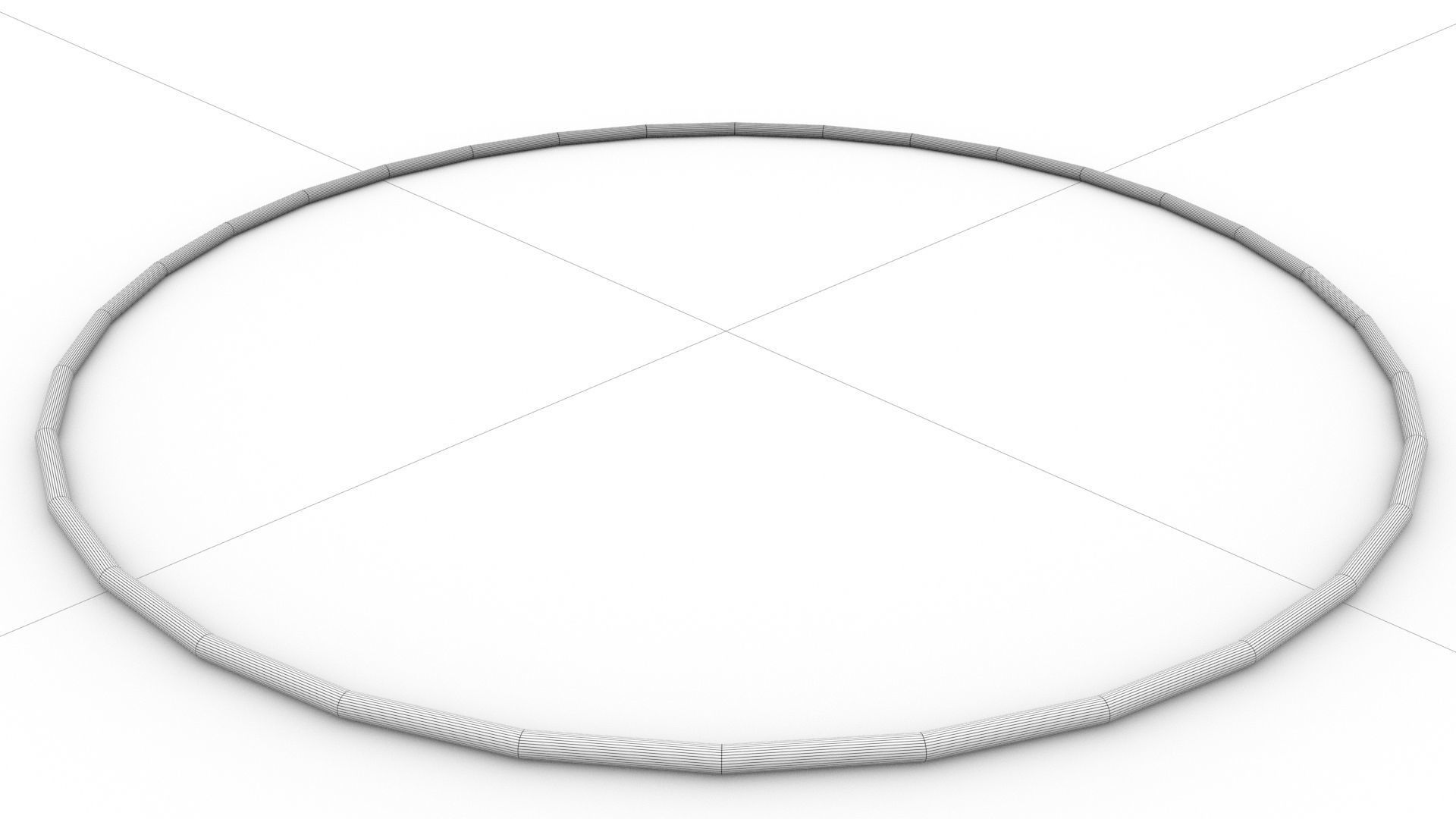 laos Hula Hoop  Low-poly 3D model_7