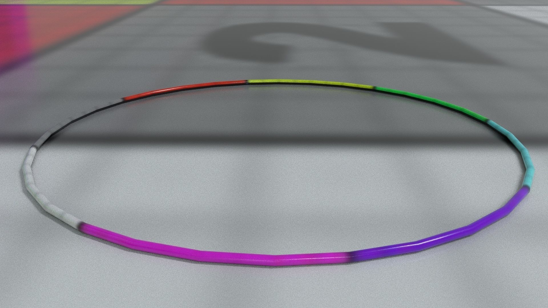 laos Hula Hoop  Low-poly 3D model_14