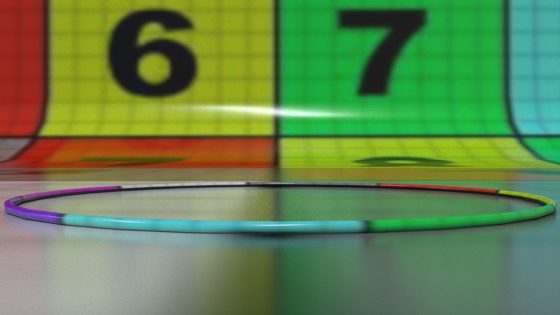 laos Hula Hoop  Low-poly 3D model_10