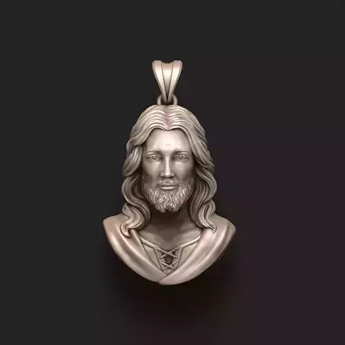 Jesus Christ Head Pendant