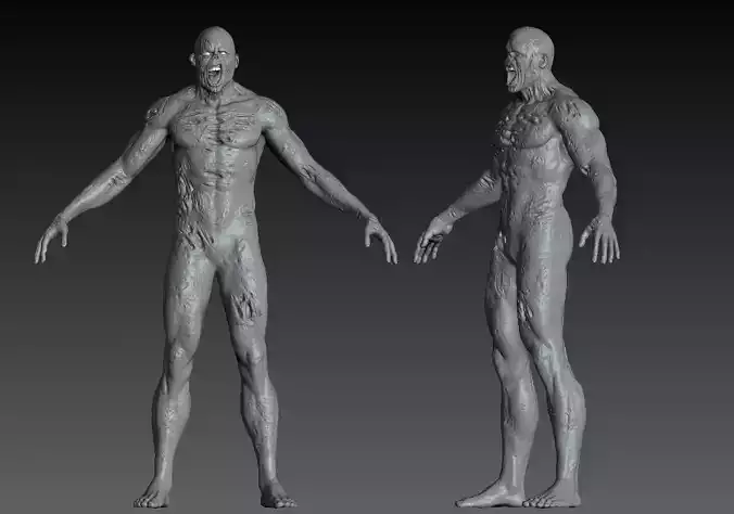 Zombie  Base mesh