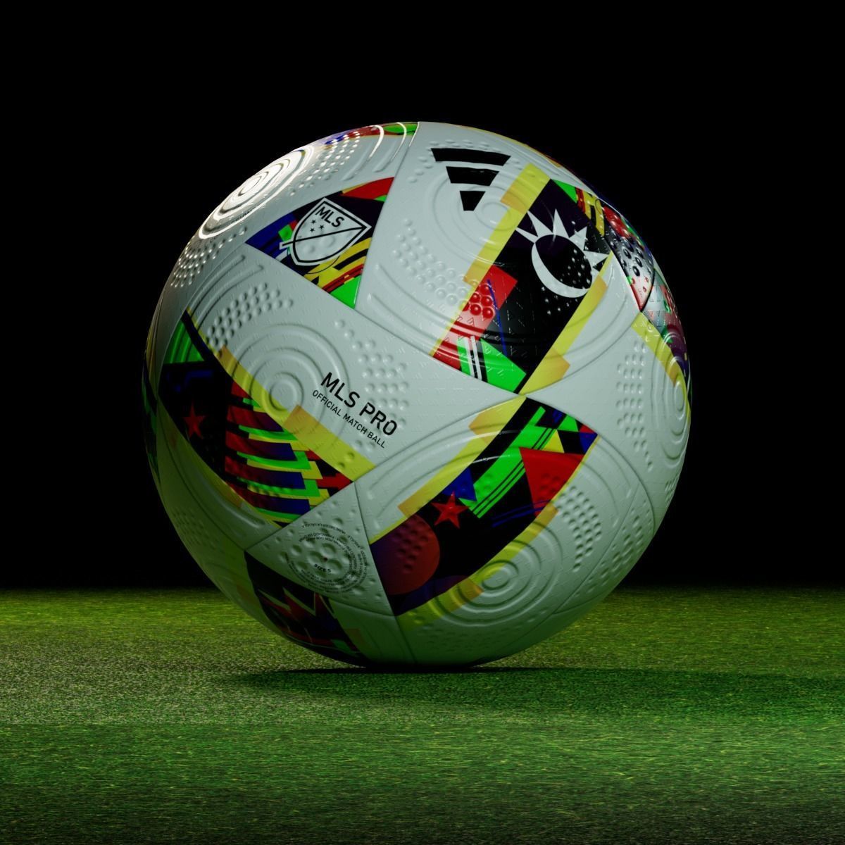 MLS 2024 Ball 3D model_4