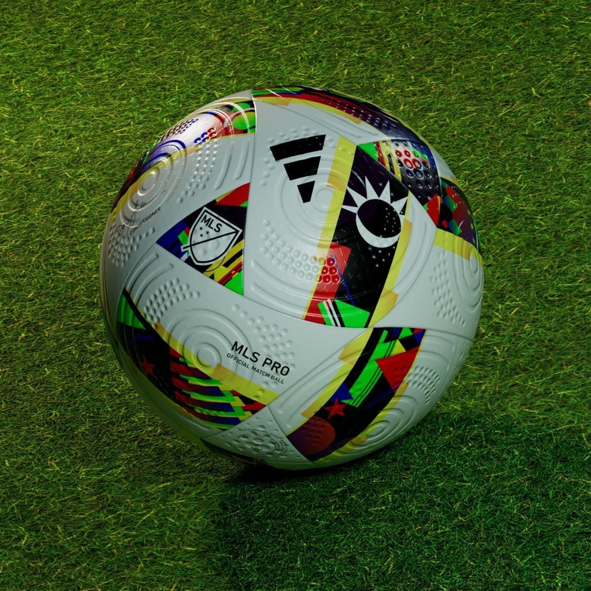 MLS 2024 Ball 3D model_8