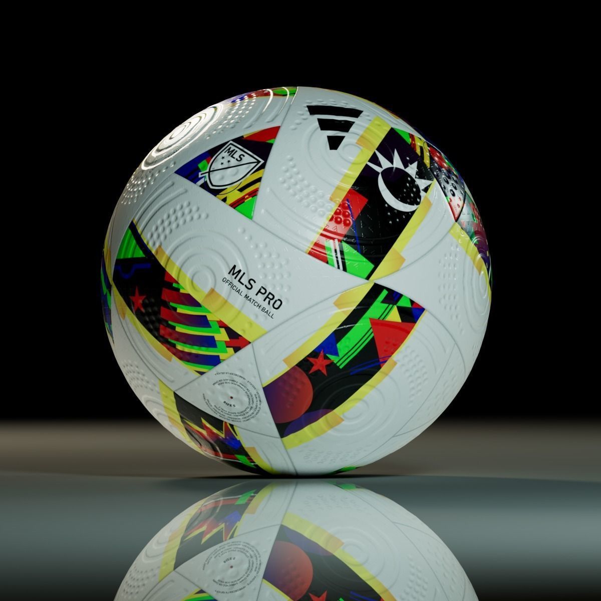 MLS 2024 Ball 3D model_5