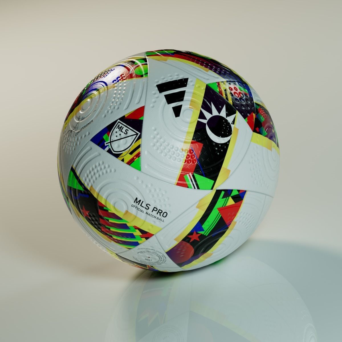 MLS 2024 Ball 3D model_9