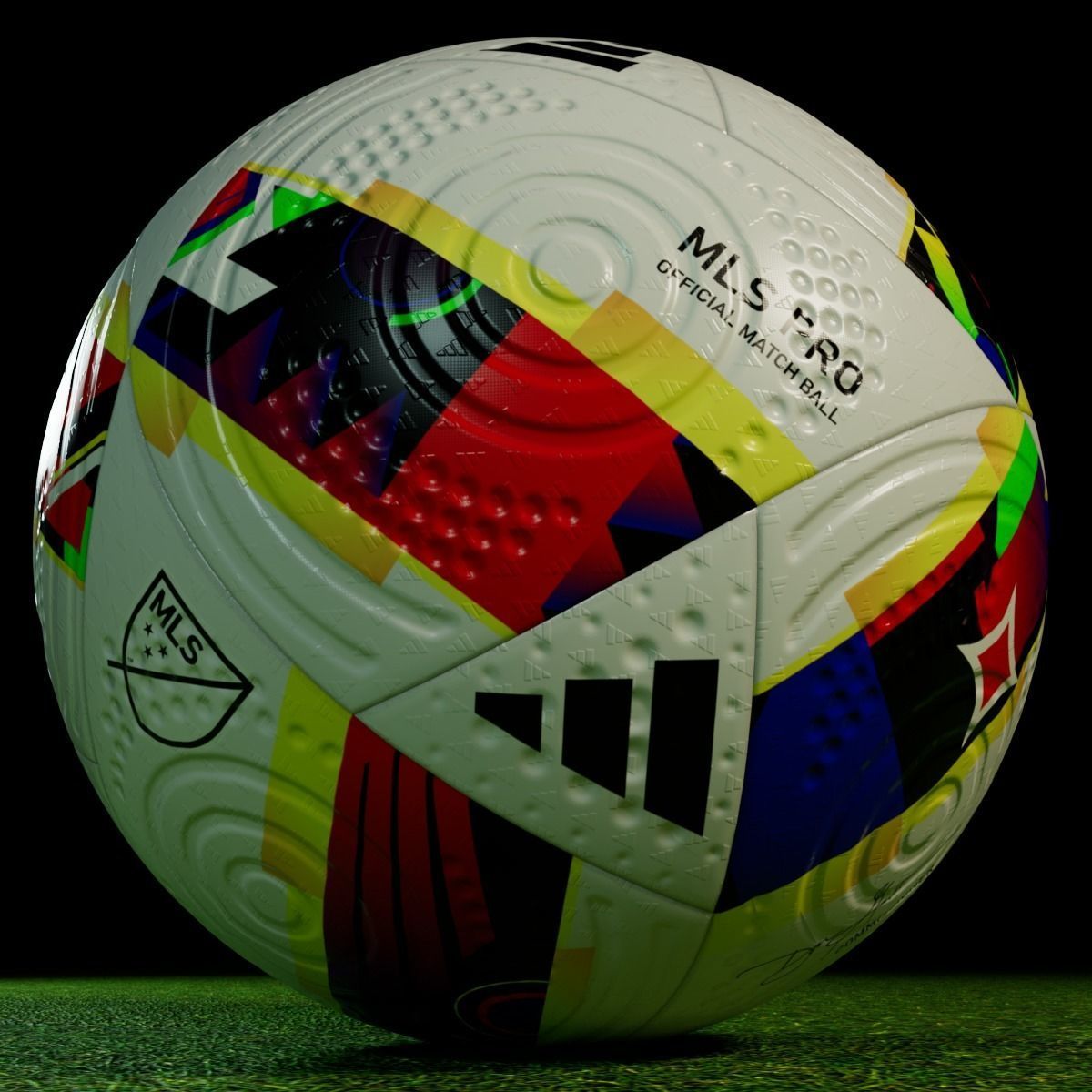 MLS 2024 Ball 3D model_1