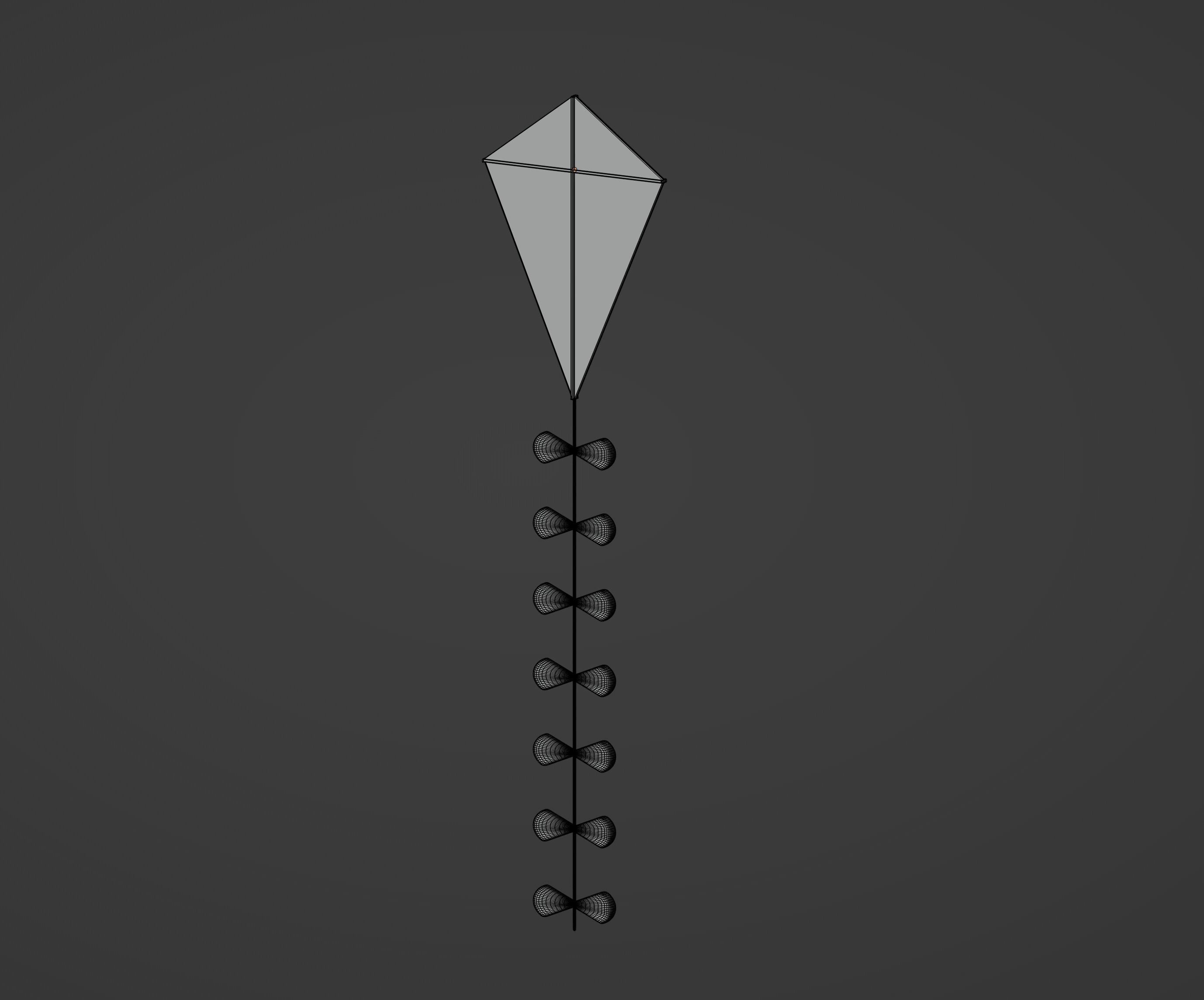 Kite model 3D model_13