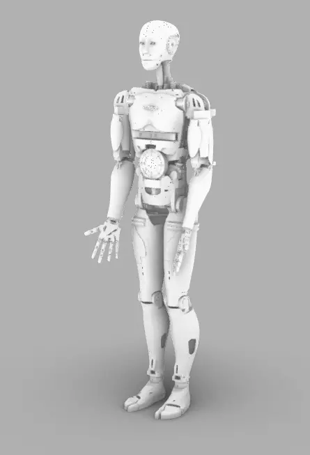 future human robot 3D model_0