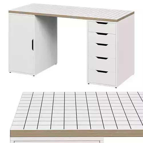 IKEA Desk LAGKAPTEN ALEX 3D model