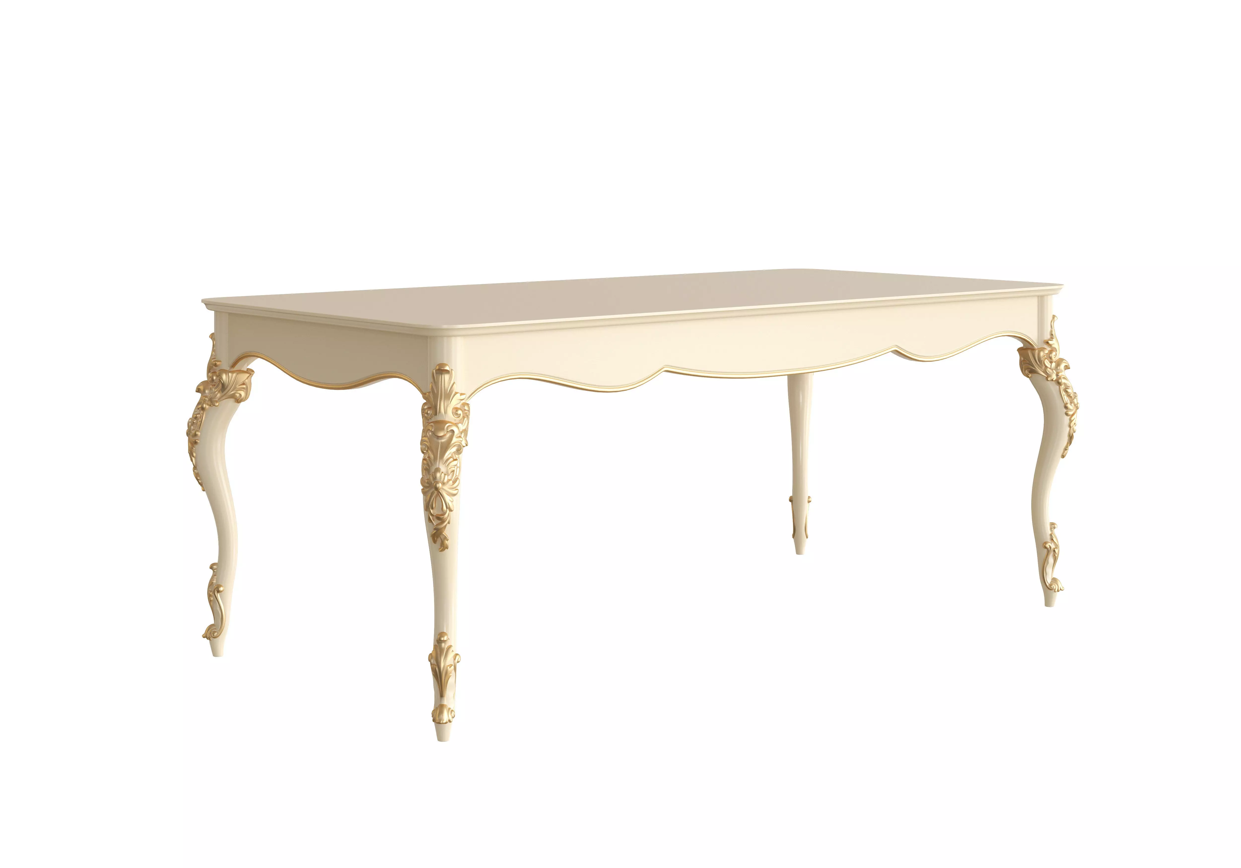 Exquisite Luxury Dining Table 3D model_0