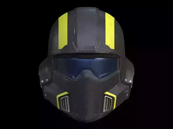 Helldiver B-01 Helmet 3d print file 3D print model