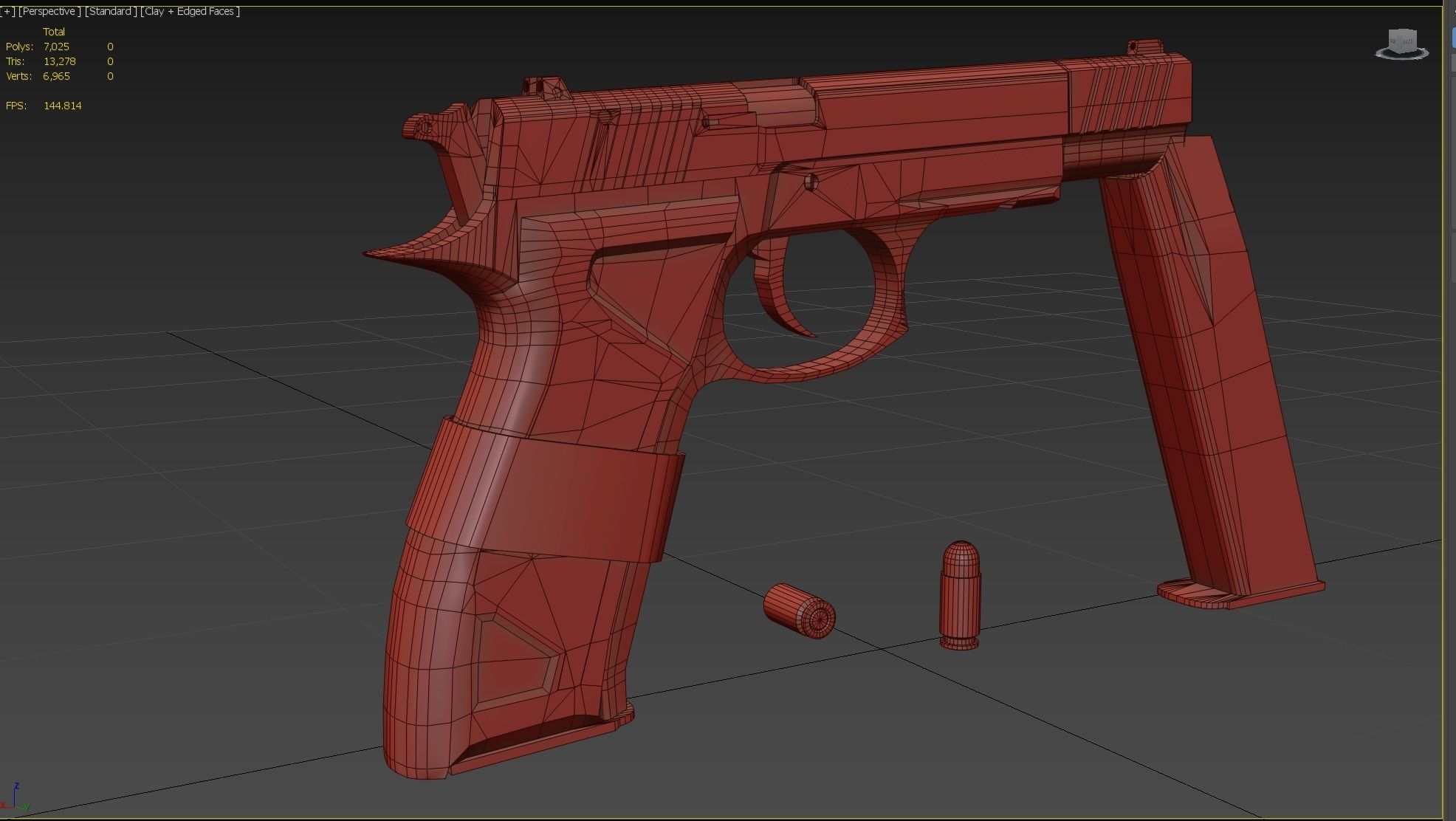 Revenge Silver Low-poly 3D model_11