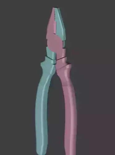 3d pliers modeling