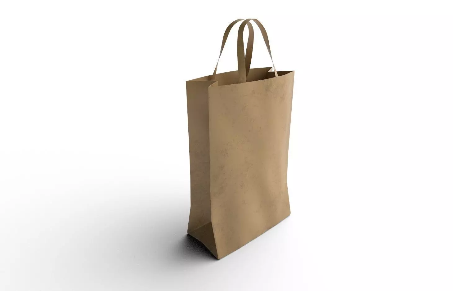 Paper Bag  M06 Low-poly 3D model_0