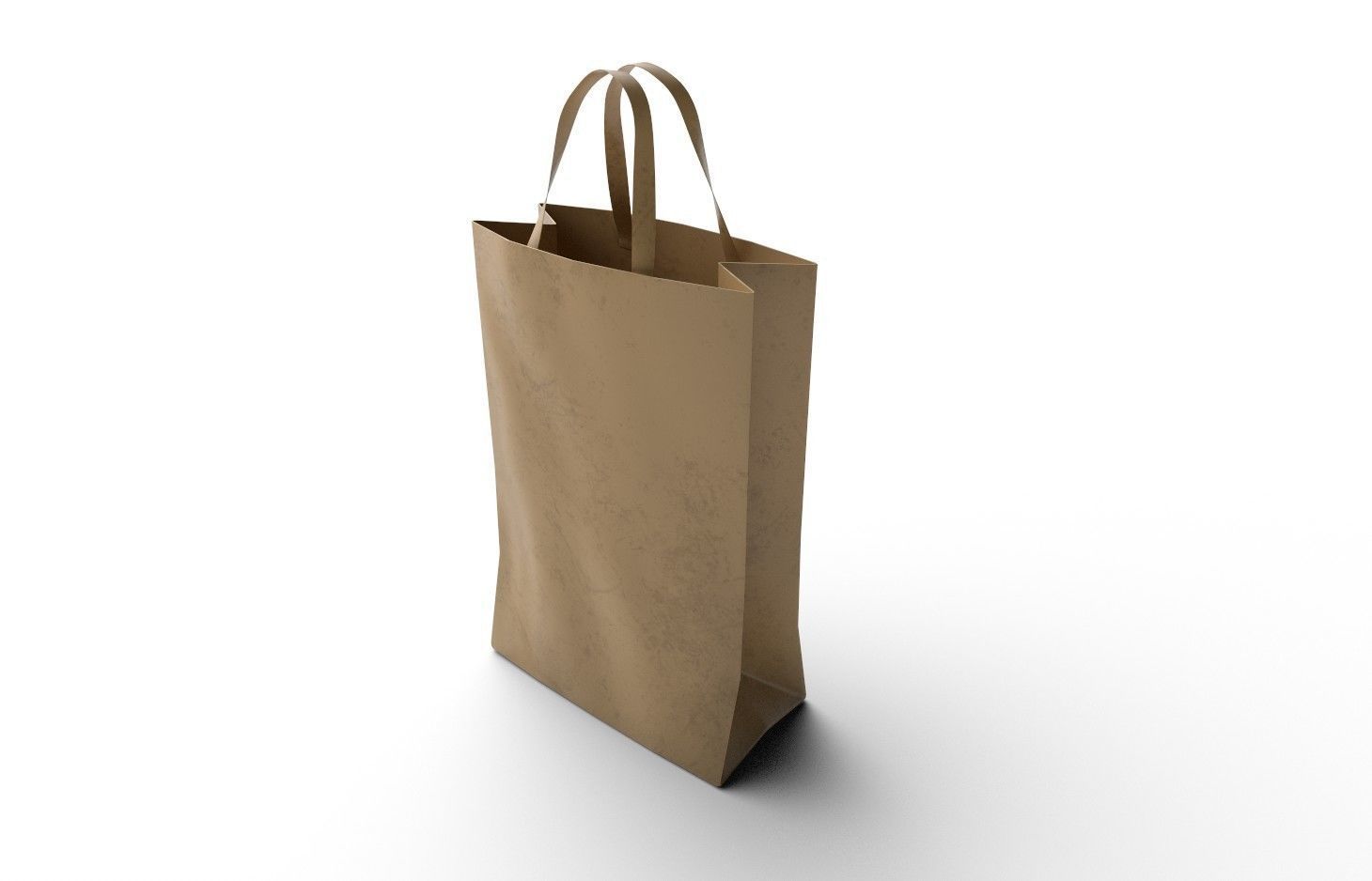 Paper Bag  M06 Low-poly 3D model_5