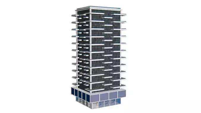 Shops and residential buildings