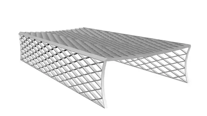 Grid outdoor ceiling