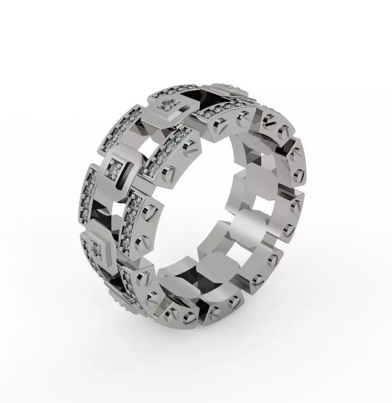 Mans ring 3D print model