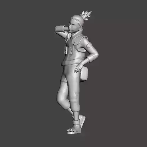 Shikamaru Nara Jonin 3D Model 3D print model
