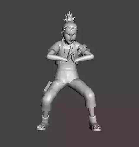 Shikamaru Nara Genin 3D Model 3D print model