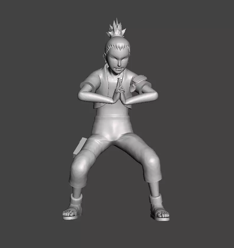 Shikamaru Nara Genin 3D Model 3D print model_0