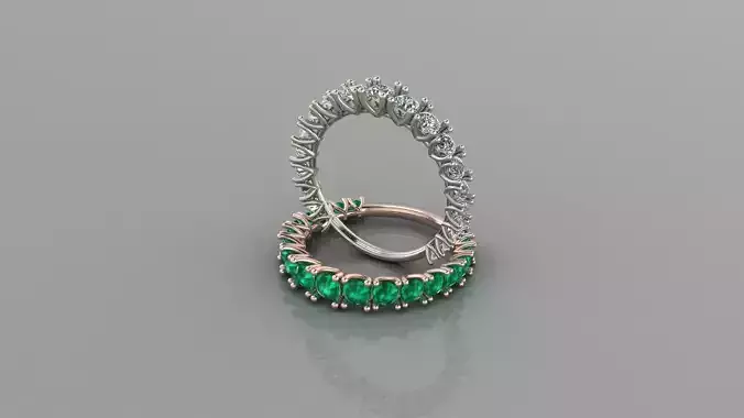 Eternelle ring  with scalar gems