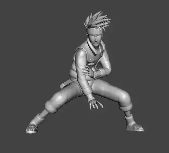 Kakashi Hatake Chidori 3D Model 3D print model