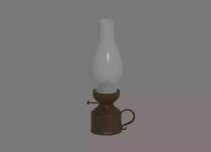 Oil Lamp 3D model