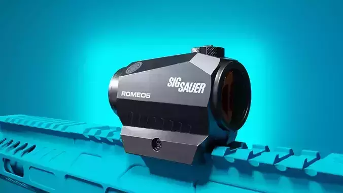SIG SAUER Romeo 5 Optic Red Dot Low-poly 3D model