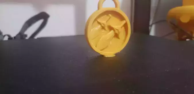 ROGUE WOW KEYCHAIN 3D PRINT 3D PRINT MODEL 3D print model