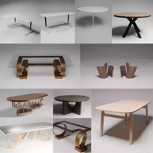 10 -Luxurious- table 3D model