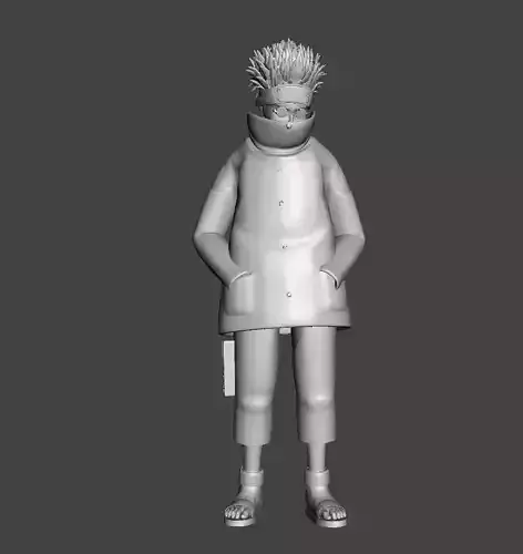 Shino Aburame Genin 3D Model