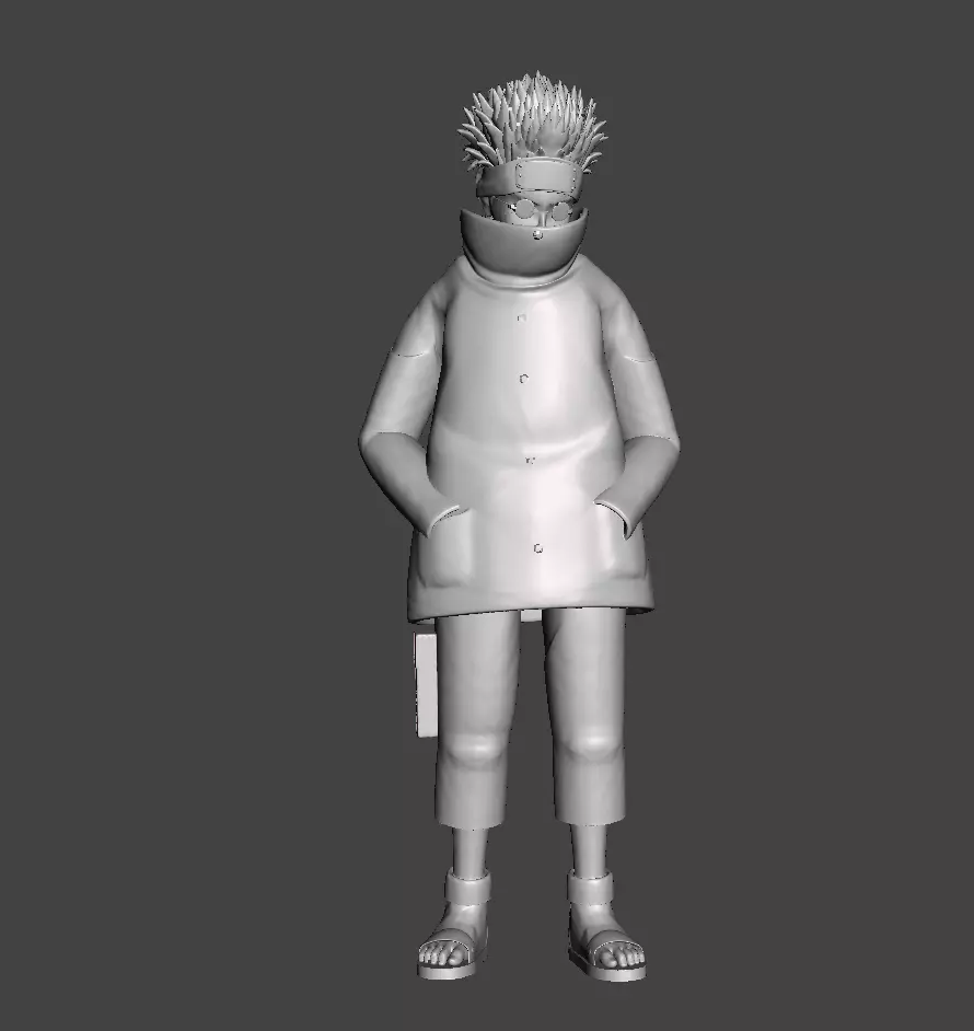 Shino Aburame Genin 3D Model 3D print model_0