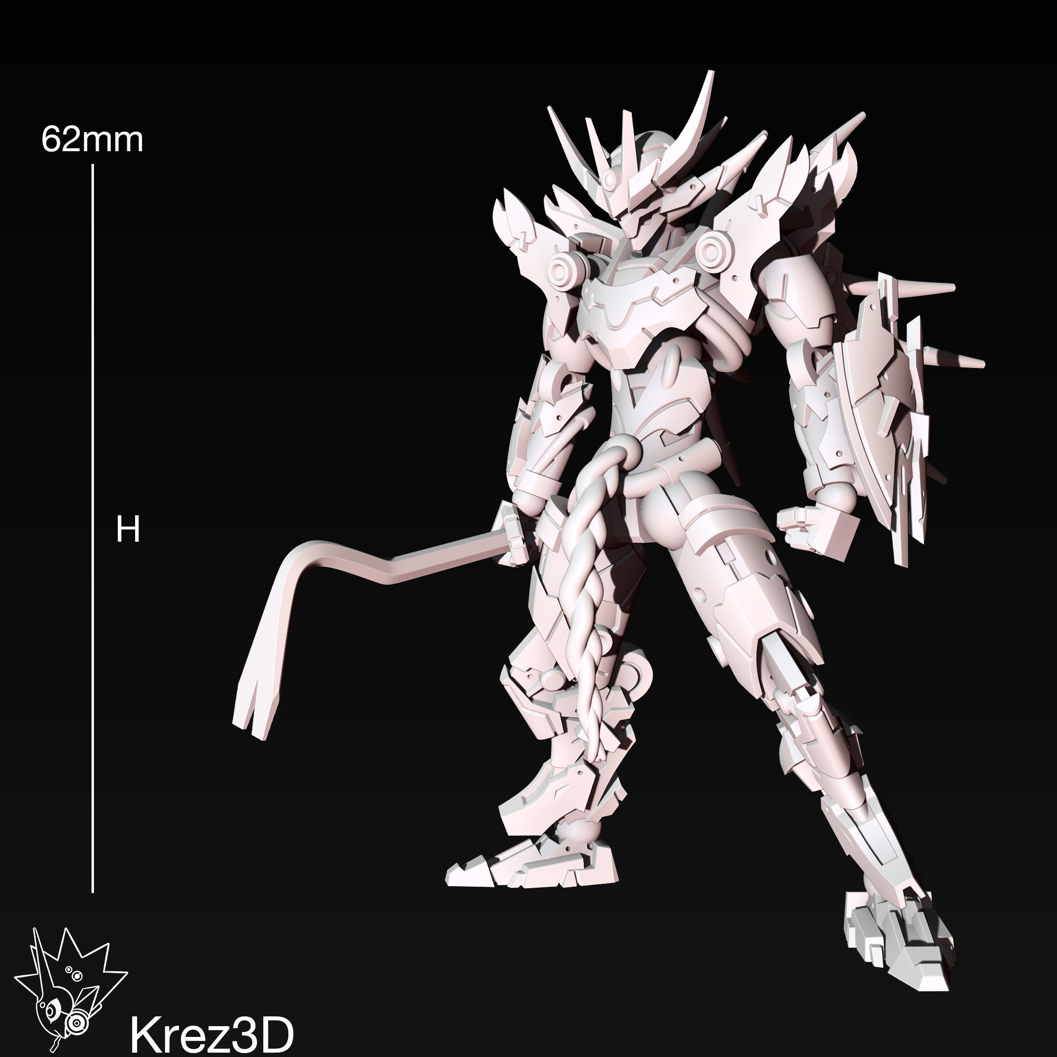 SA-8 Cook Ding 3D print model_1