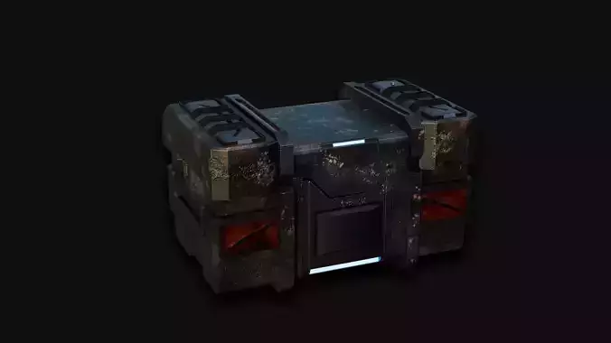Black Millitary Crates