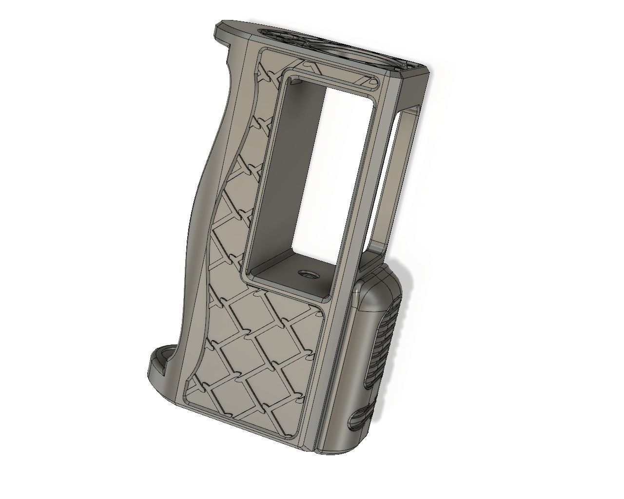 BORO MOD DNA60 OR 60C 18650 SINGLE BATTERY CUSTOM CONNECTOR 3D print model_2