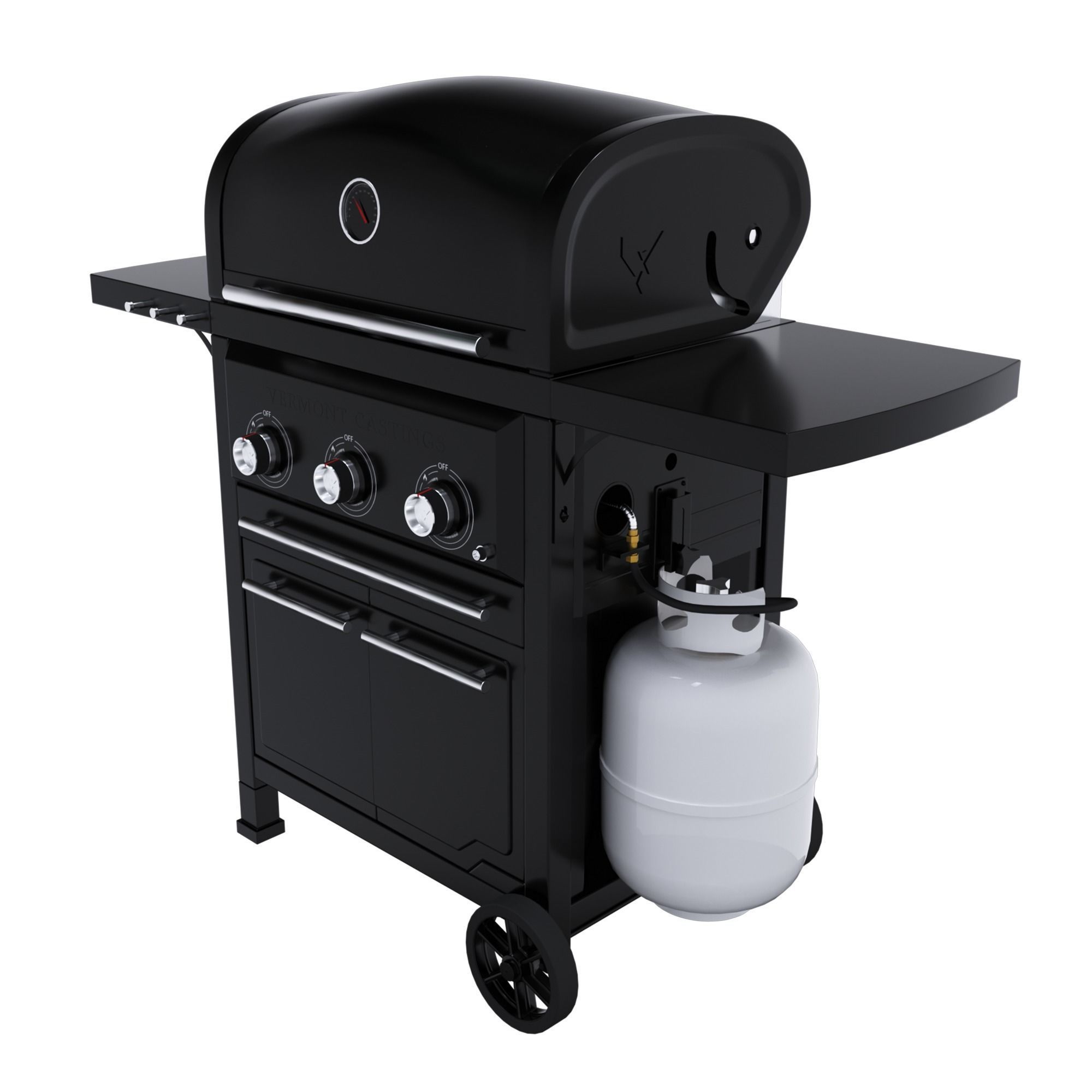 Gas Grill Vermont Castings 3D model_1